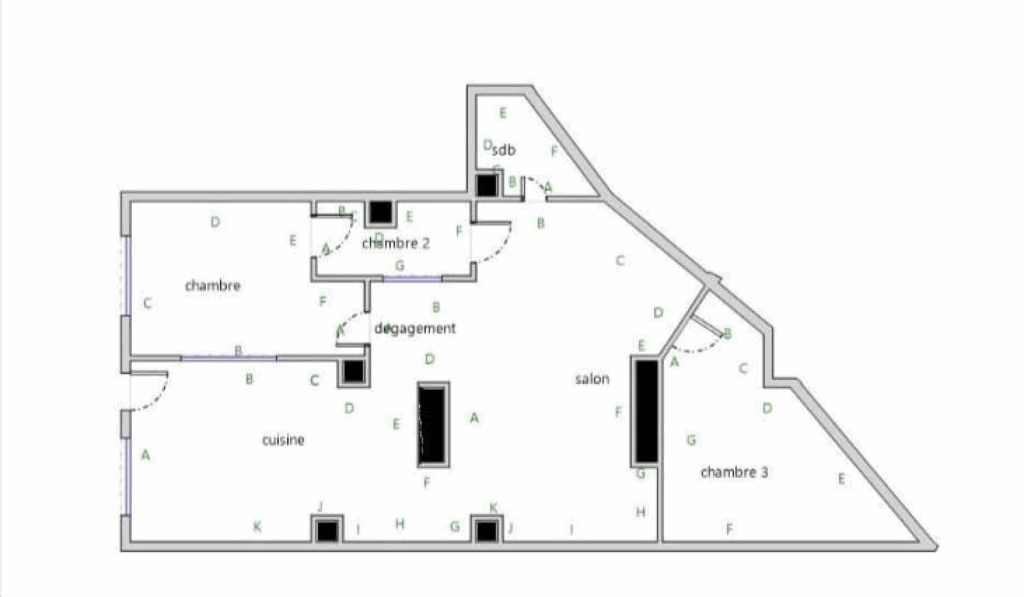 89m2 loft on rue Paul Bert - Image 12